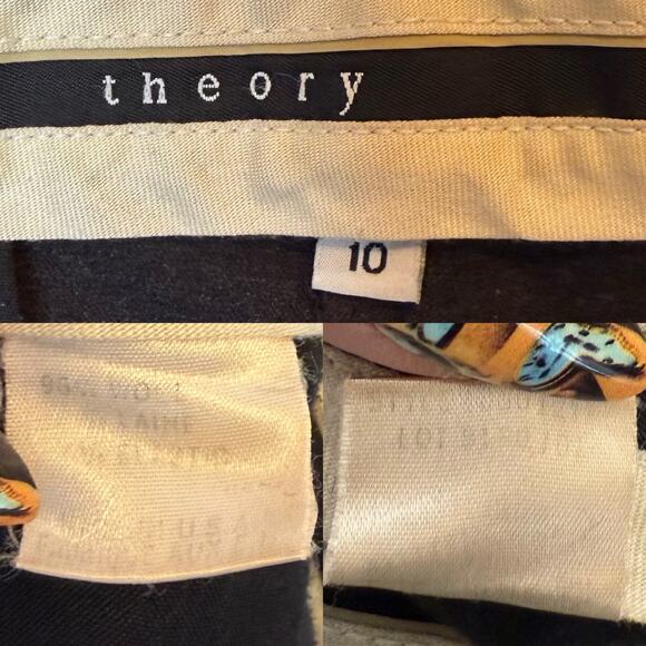 Theory Treeca Wool Stretch Full Length Pant - Picture 4 of 4